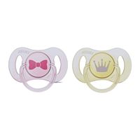 Avent Mini Soothers 2-Pack 0-2m PinkYellow